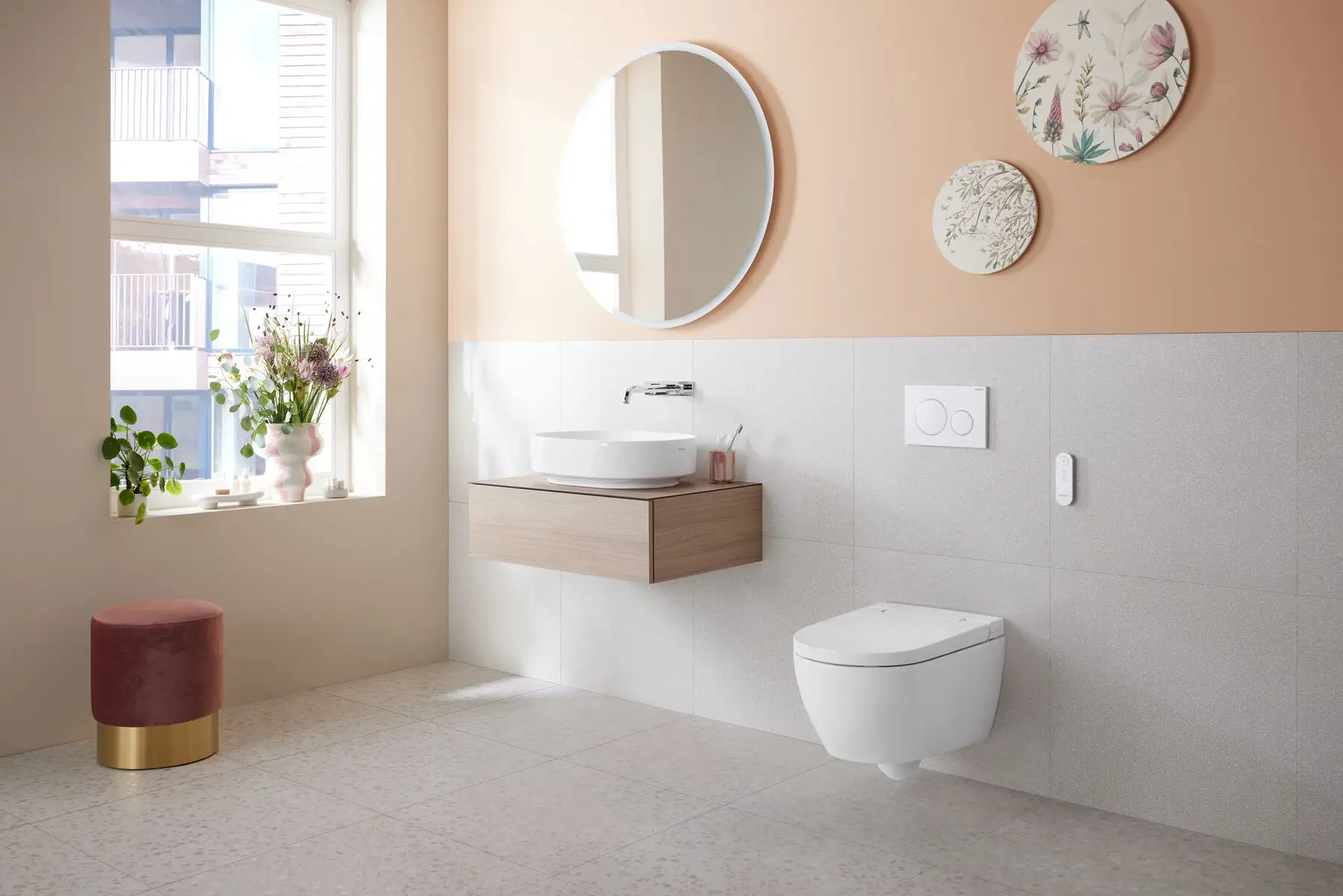 Geberit AquaClean Alba v moderní koupelně